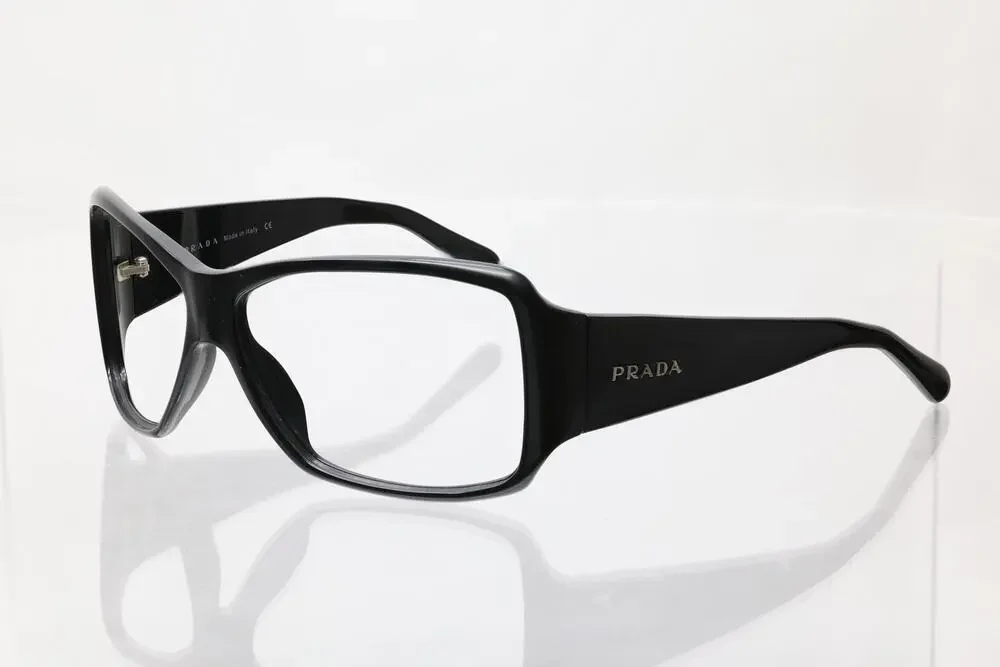 Prada SPR 09G 1AB-1A1 64-13-125mm Sunglass / Eyeglass FRAMES ONLY - FAIR - READ